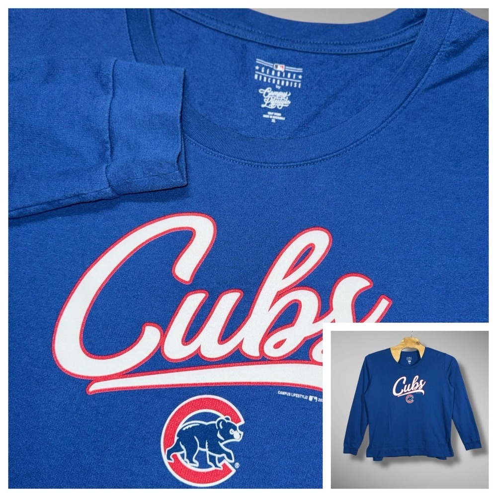 MLB Chicago Cubs French‎ Terry Womens XL Sweater MLB Baseball